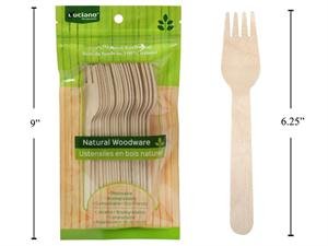 wooden fork 160mm (pk20)