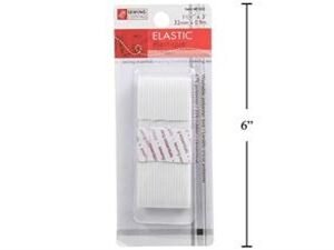 sewing e. 1 1/4"x3' elastic, (32mmx0.9m)