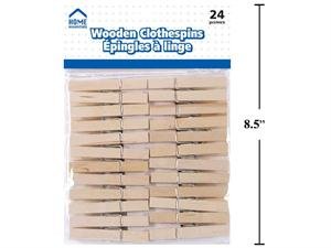 wooden clothes pins (pk24)