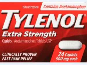tylenol extra strength 500mg (24 ez tabs)