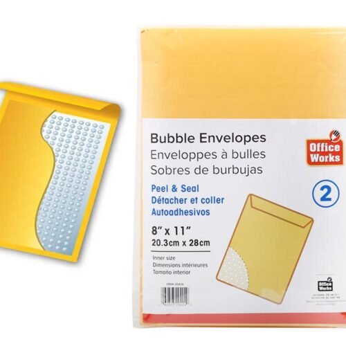 8"x11" bubble envelope (pk/2)