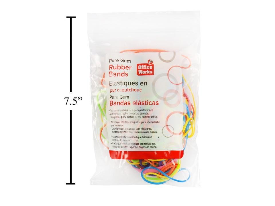 rubber bands, 1.5oz