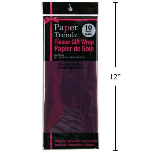 tissue paper, purple 20"x26" (10 sheet)