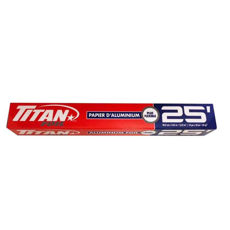 FOIL HD ALUMINIUM FOIL ROLL 18"x25' (PK/5)