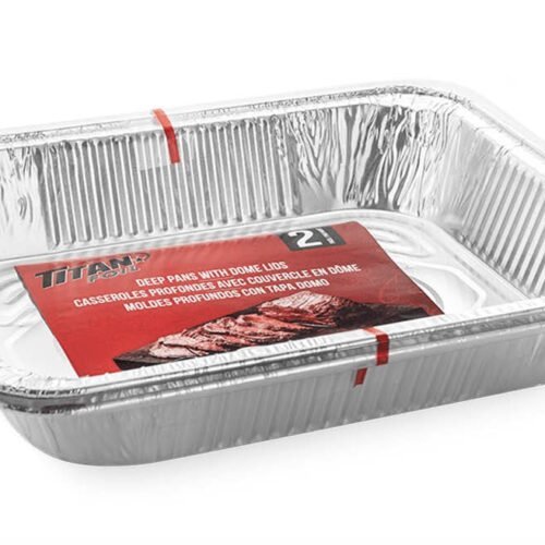 deep pans and dome lids (pk/2)