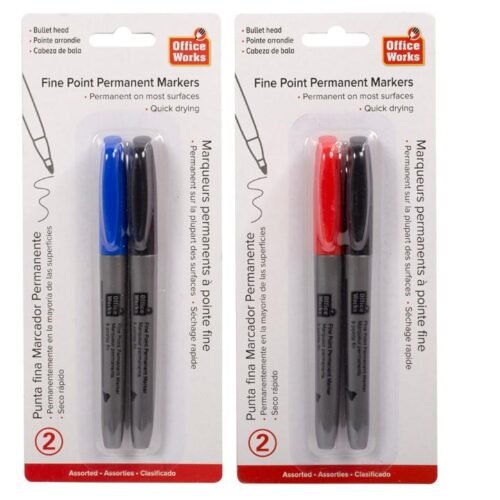 fine point permanent marker (pk/2)