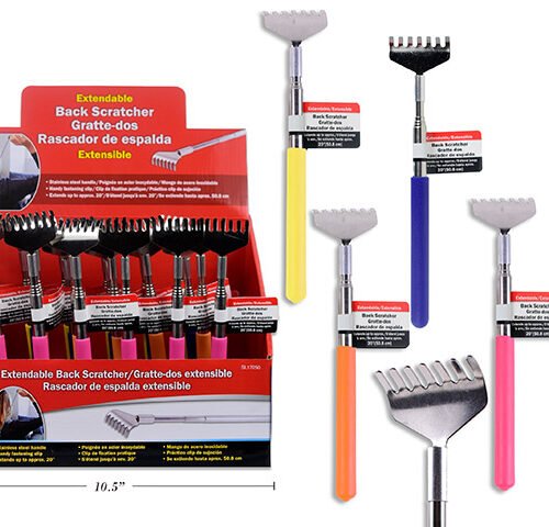 extendable back scratcher s/s (20")