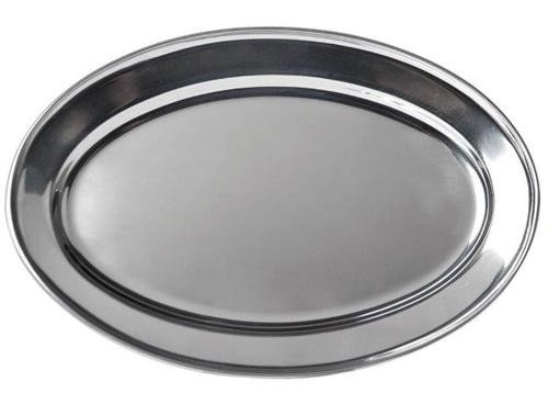 S/S OVAL PLATTER 20CM