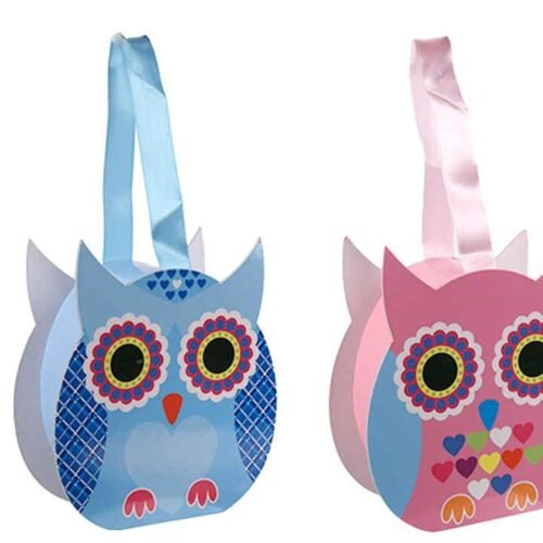 Die-Cut Owl Gift Box 6"X6.4"