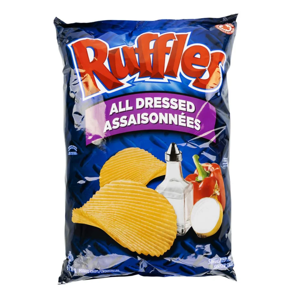 RUFFLES ALL DRESSED 28G