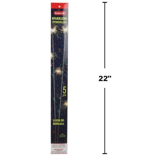 20" Long Sparkler (Pk/5)