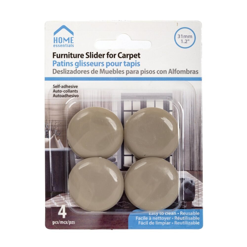 Slider for Carpet Dia 1.2" (Pk/4)