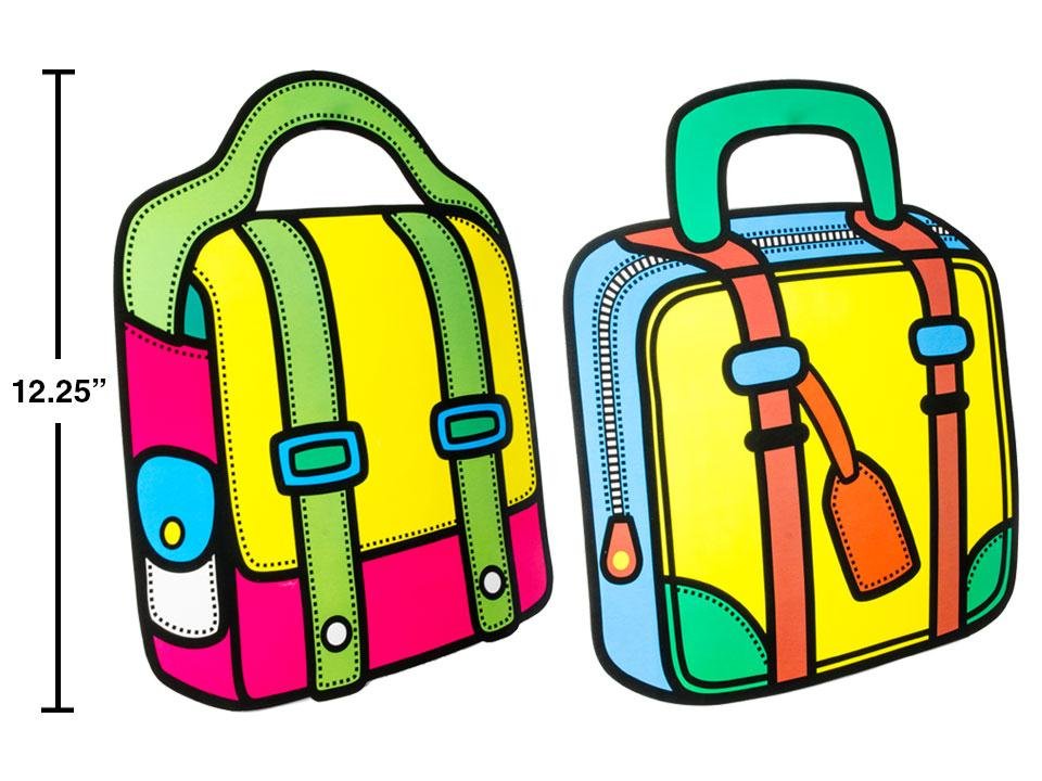 Gift Bag, Cartoon School Bag Die Cut