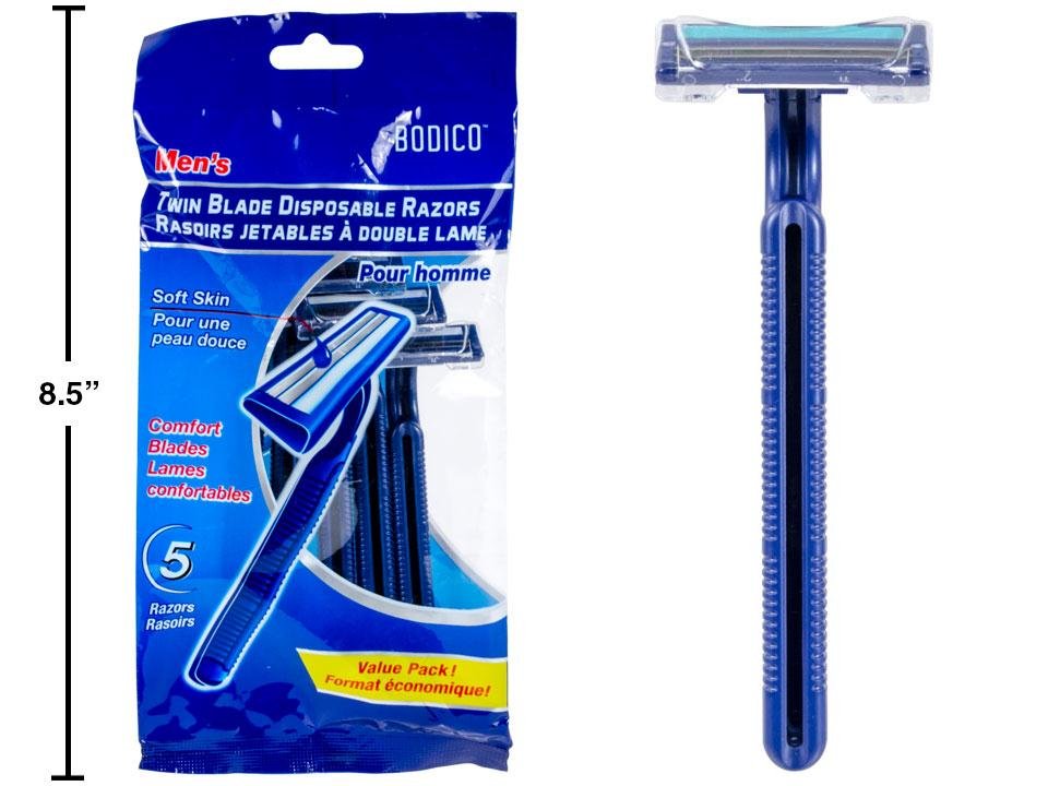 Mens Razors Twin blade (PK/5)