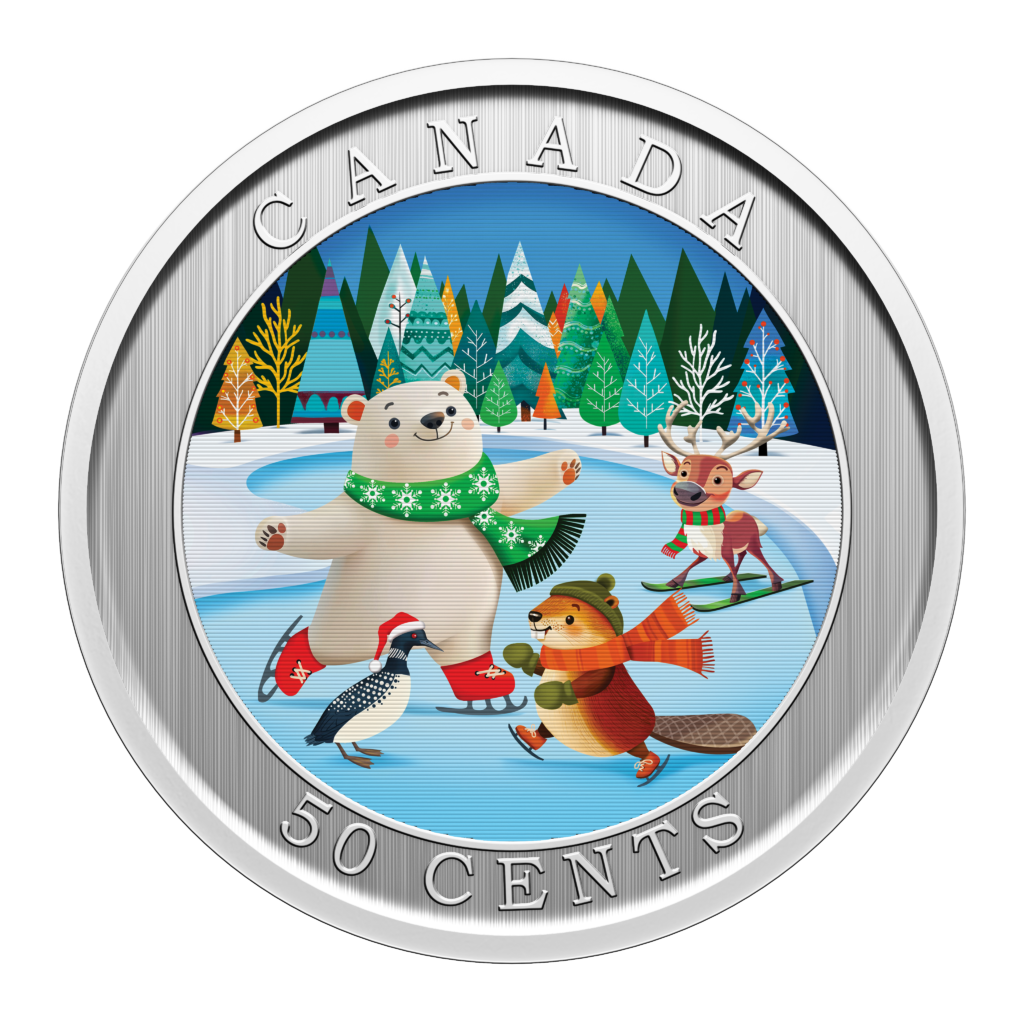 50-Cent Lenticular Coin - Whimsical Winter (2026)