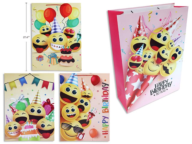Emoji XXXL Gift Bag Matte 50x70x20cm
