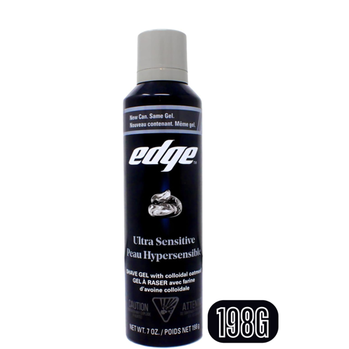 EDGE ULTRA SENSITIVE SHAVE GEL 198G