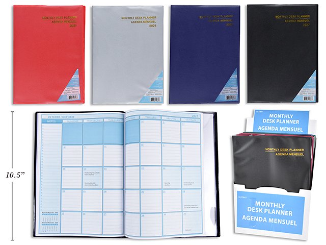 2027 Monthly Desk Planner 10x7.5in