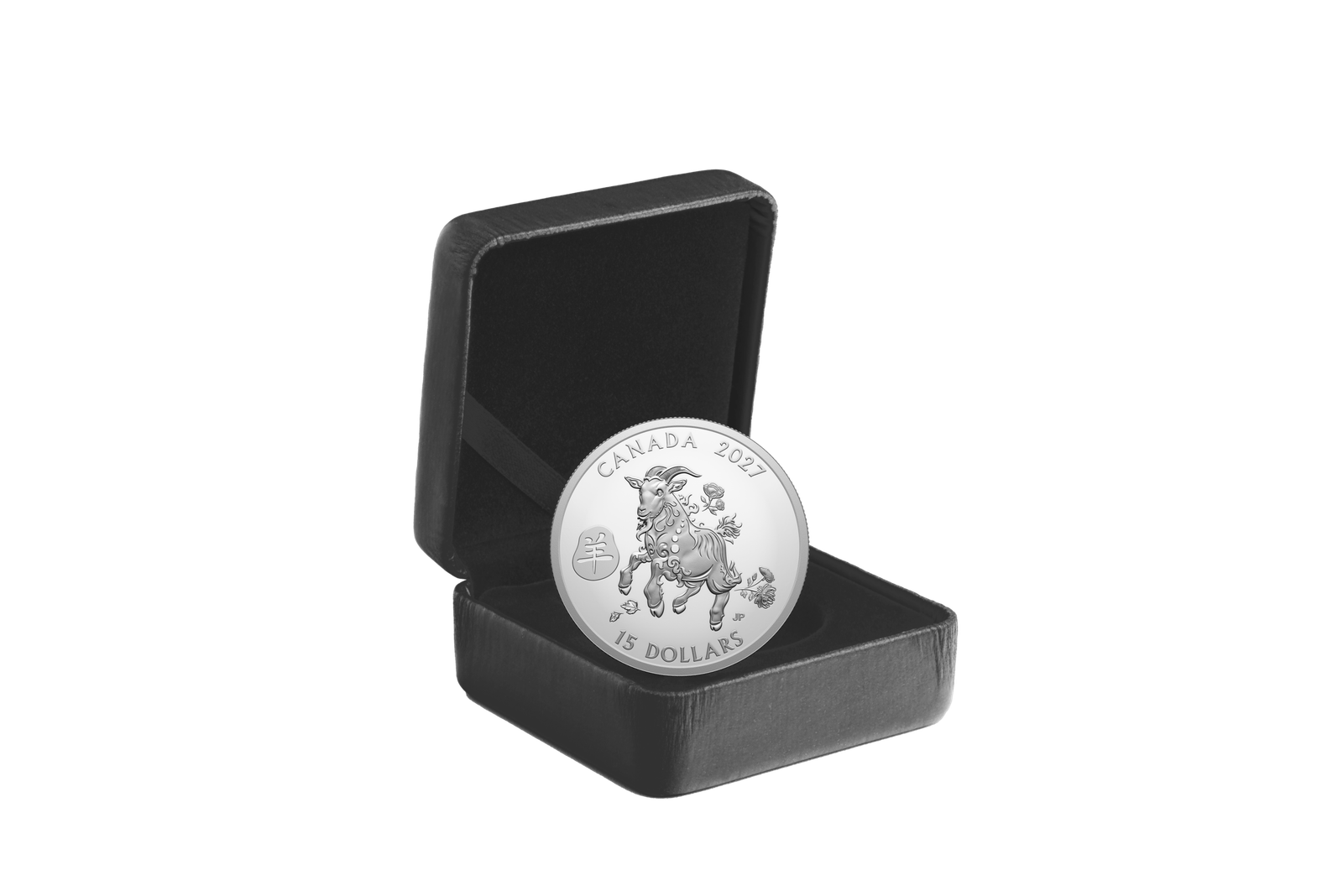 $15 Fine Silver Coin - Lunar Year of the Goat (2027) - Image 3